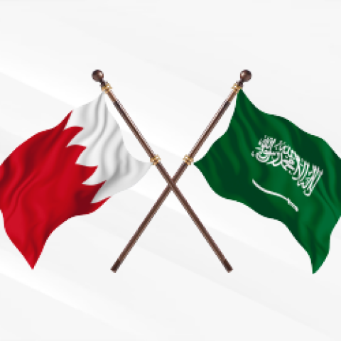 bahrain and saudi flags-01